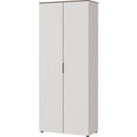 GERMANIA Aktenschrank 4221-573 Walnuss, Weiß 810 (B) x 400 (T) x 1.970 (H) mm