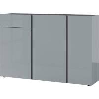 GERMANIA Sideboard 2529-587 Grau, Silber 1.520 (B) x 430 (T) x 1.030 (H) mm