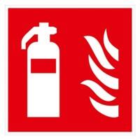 Seco Schild Feuerlöscher Zum Ankleben Kunststoff 20 x 20 cm EF01SRP-200X200