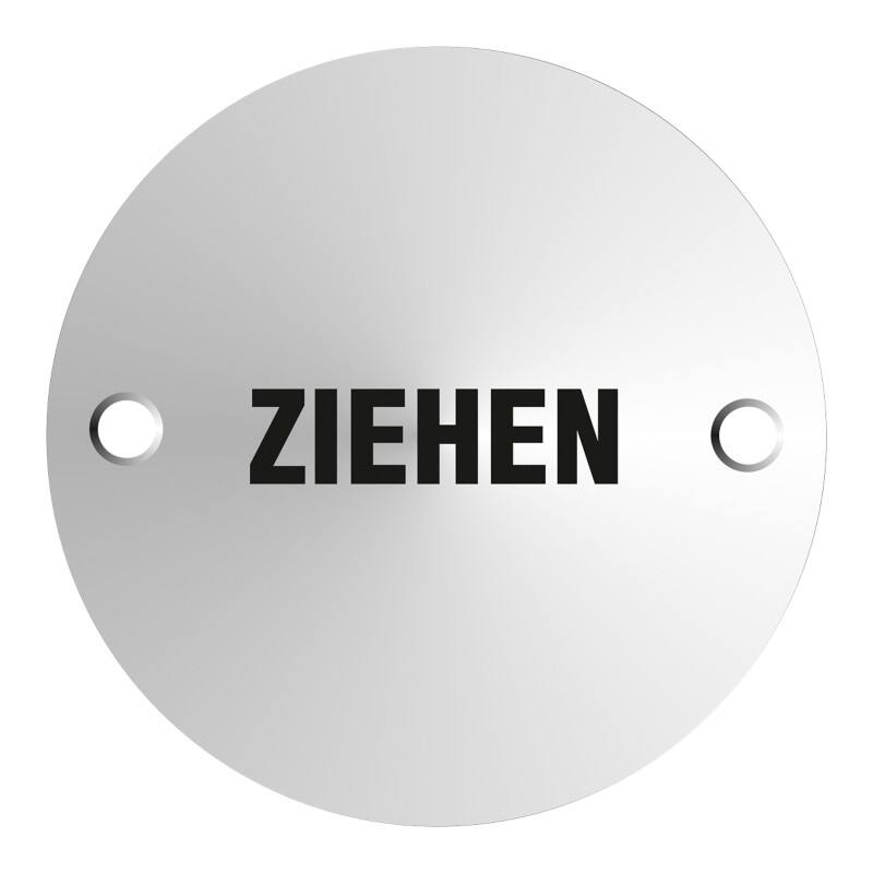 Seco Schild Ziehen Zum Ankleben Aluminium  GSAA007