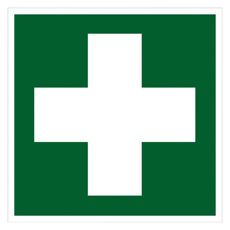 Seco Schild Erste Hilfe Zum Ankleben Kunststoff 20 x 20 cm SP096SRP-200X200