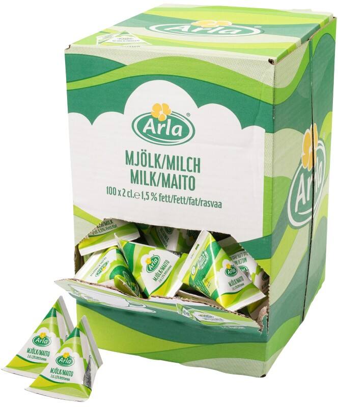 Arla H-Milch 1.5 % Reines UHT 100 Stück a 20ml