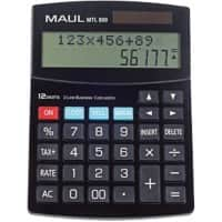 Maul Business Pro Tischrechner 24 -stelliges Display Schwarz Solar, Batterie MTL 800