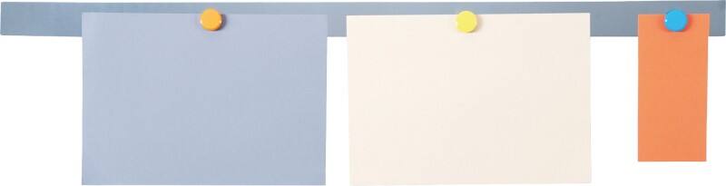 Maul MAULsolid Magnetleiste Selbstklebend Silber 6207695 5 x 100 cm 6207695