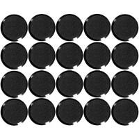 Maul MAULpro Rund Whiteboard-Magnete Schwarz 0.3 kg Tragfähigkeit 20 mm 20 Stück