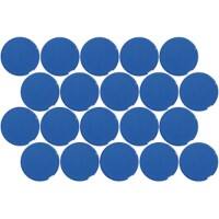 Maul MAULpro Whiteboard-Magnete Blau 2 kg Tragfähigkeit 33 mm 20 Stück