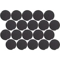 Maul MAULpro Whiteboard-Magnete Schwarz 2 kg Tragfähigkeit 33 mm 20 Stück