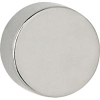 Maul Neodymium Rund Magnete Silber 8 kg Tragfähigkeit 15 mm 4 Stück
