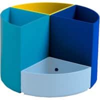 Exacompta BEE BLUE Stiftehalter 68202D PS (Polystyrol) 12 x 12 x 8,3 cm Farbig sortiert