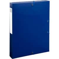 Exacompta BEE BLUE Archivbox 59142E PP (Polypropylen) Recycelt 25 (B) x 4 (T) x 33 (H) cm Marineblau