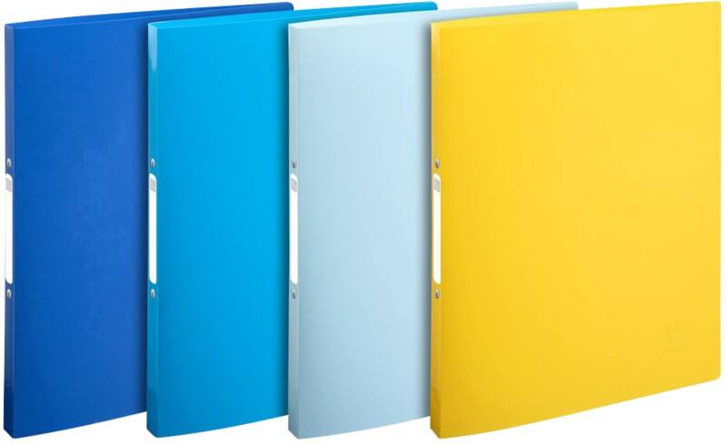 Exacompta BEE BLUE 15 mm Ringbuch PP (Polypropylen) Recycelt DIN A4 2 Ringe Farbig sortiert 4 Stück