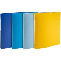 Exacompta BEE BLUE 15 mm Ringbuch PP (Polypropylen) Recycelt DIN A4 4 Ringe Farbig sortiert 4 Stück