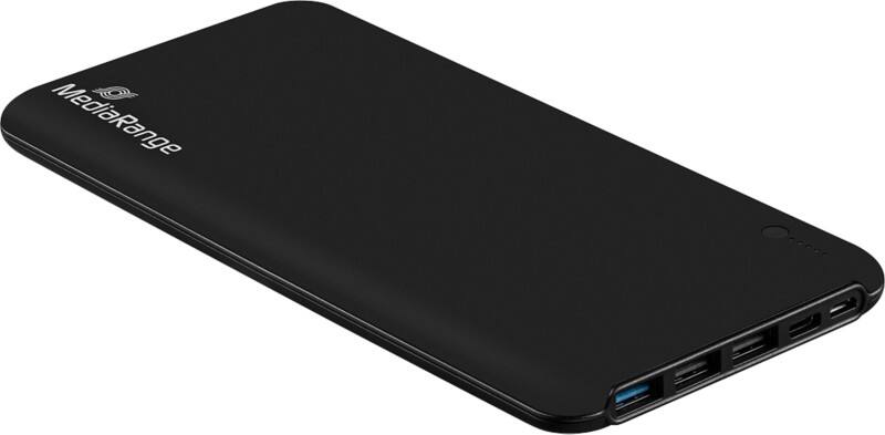 MediaRange Powerbank 25000 mAh Lithium-Ion-Polymer (Li-Ion-Polymer) Schwarz MR754  