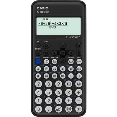 Casio Schulrechner FX-82DE CW Schwarz