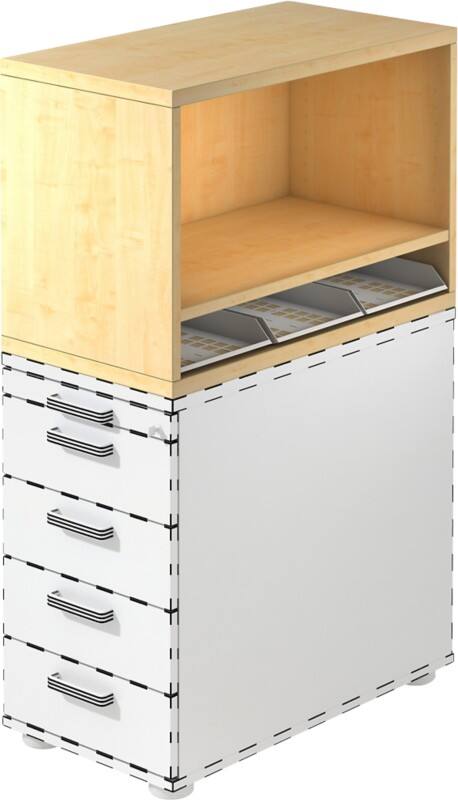 Hammerbacher Containeraufsatz Ahorn