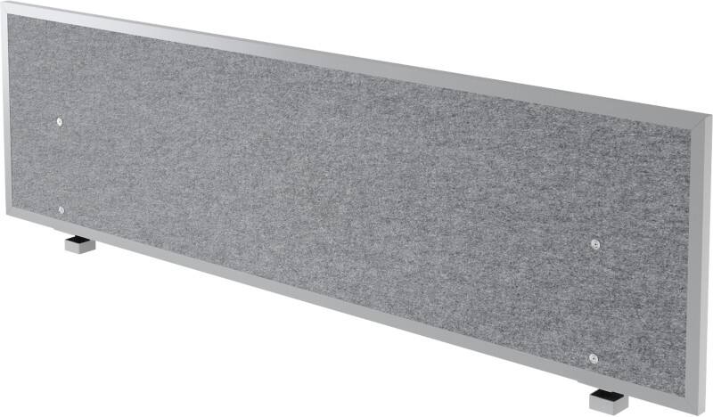 Hammerbacher Akustik-Trennwand ATW185 Grau 1.795 x 27 x 500 mm