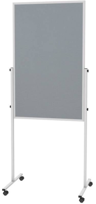 Maul MAULsolid Moderationstafel Nicht magnetisch Freistehend 84 (B) x 56 (T) x 193,5 (H) cm Aluminium Grau