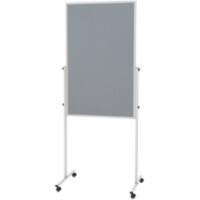Maul MAULsolid Moderationstafel Nicht magnetisch Freistehend 84 (B) x 56 (T) x 193,5 (H) cm Aluminium Grau