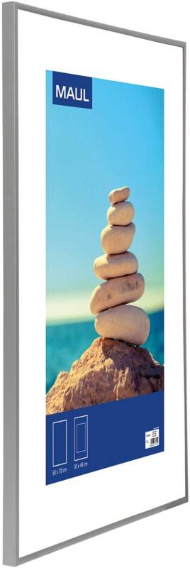 Maul MAULdesign 50 x 70 cm Bilderrahmen Silber Aluminium 1946405 50,7 (B) x 70,8 (T) x 2 (H) cm
