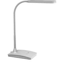 Maul MAULpearly Schreibtischlampe LED (abnehmbar) Silber Steckdose 106 x 265 x 375 mm