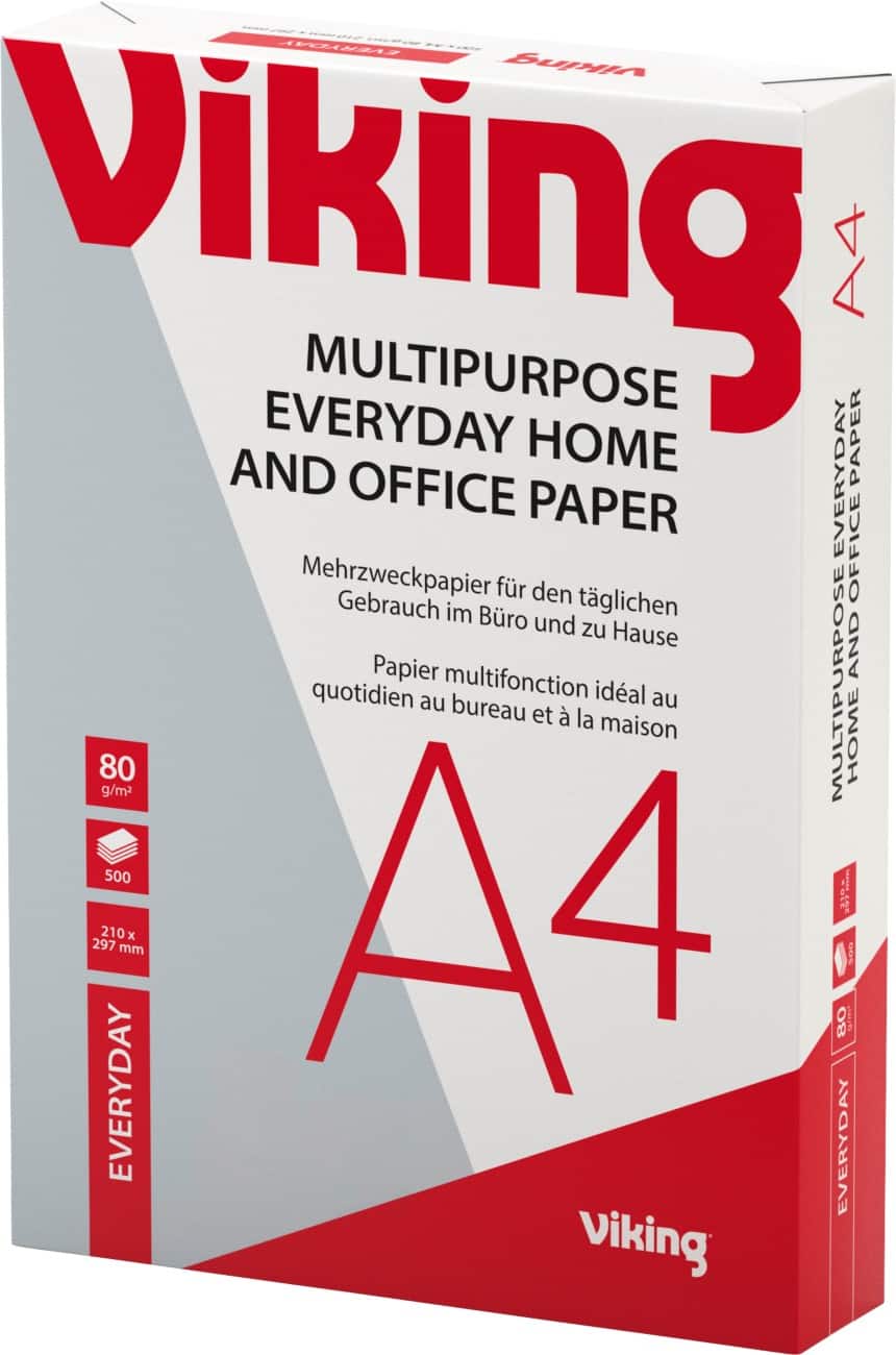 Viking Everyday A4 Druckerpapier 80 g/m² Glatt Weiß 500 Blatt