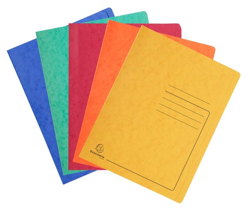 Exacompta Schnellhefter 39990E DIN A4 Pressspankarton meliert 27,2 (B) x 0,2 (T) x 31,8 (H) cm Farbig sortiert 25 Stück