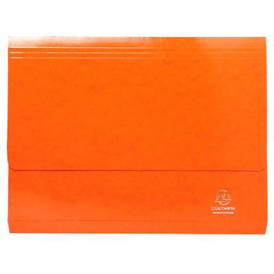 Exacompta Iderama Dokumentenmappe 6508Z Karton 35,7 (B) x 24,5 (T) x 0,4 (H) cm Orange 10 Stück