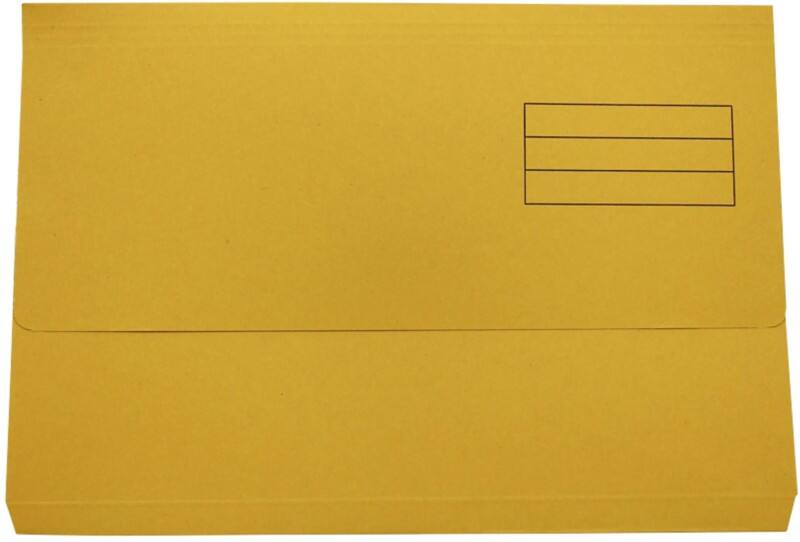 Exacompta Dokumentenmappe DW250-YLWZ Manila 34,6 (B) x 24 (T) x 0,2 (H) cm Gelb 50 Stück
