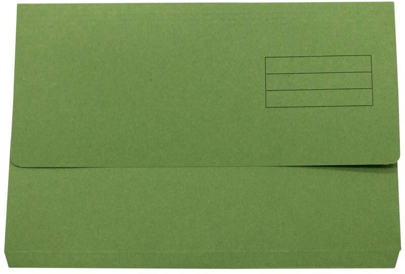 Exacompta Dokumentenmappe DW250-GRNZ Manila 34,6 (B) x 24 (T) x 0,2 (H) cm Grün 50 Stück