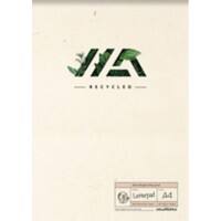 AURORA Shine Bright & Recycled Notizbuch DIN A4 Liniert Doppeldraht Natural Fibres Softcover Creme Perforiert 100 Seiten