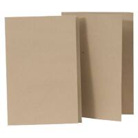 Exacompta Aktendeckel DIN A4 Foolscap SCK-BUFZ Kamelbraun Manila 170 g/m² 100 Stück