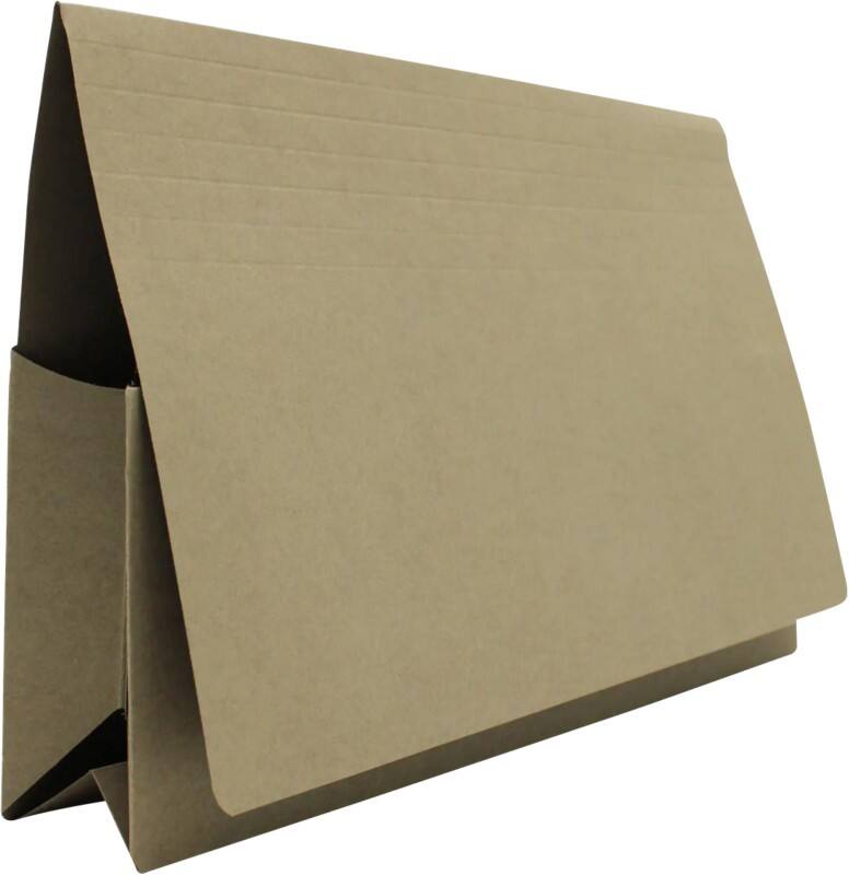 Exacompta Guildhall Dokumentenmappe DIN A4, foolscap Manila 315 g/m² 35,7 (B) x 0,3 (T) x 23 (H) cm Grau 25 Stück