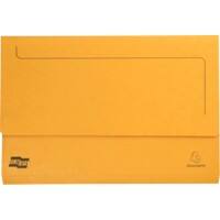 Exacompta Europa Dokumentenmappe 4796Z DIN A4 Foolscap Pressspankarton meliert 35,7 (B) x 0,3 (T) x 24,5 (H) cm Gelb 25 Stück