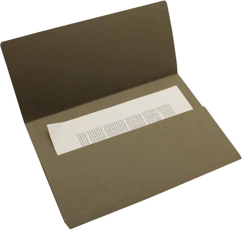 Exacompta Guildhall Dokumentenmappe DIN A4, foolscap Manila 285 g/m² 35,6 (B) x 0,3 (T) x 24,5 (H) cm Grau 50 Stück