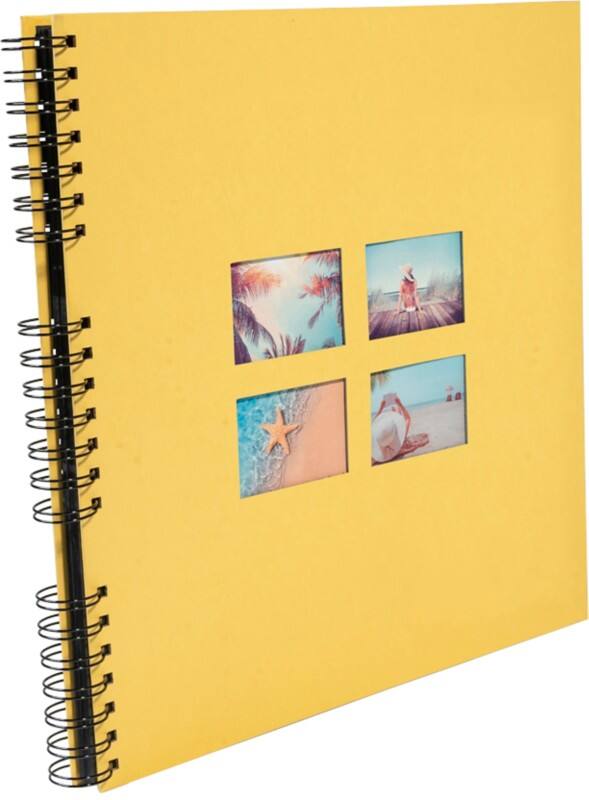 Exacompta Milano Spiralfotoalbum Hardback Papier 33 x 35 x 3,3 cm Gelb