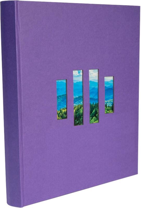 Exacompta Milano Fotoalbum Hardback Papier 30,3 x 32,8 x 4,7 cm Violett