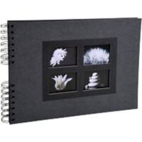 Exacompta Passion Spiralfotoalbum Hardback Papier 22 x 32 x 3 cm Schwarz