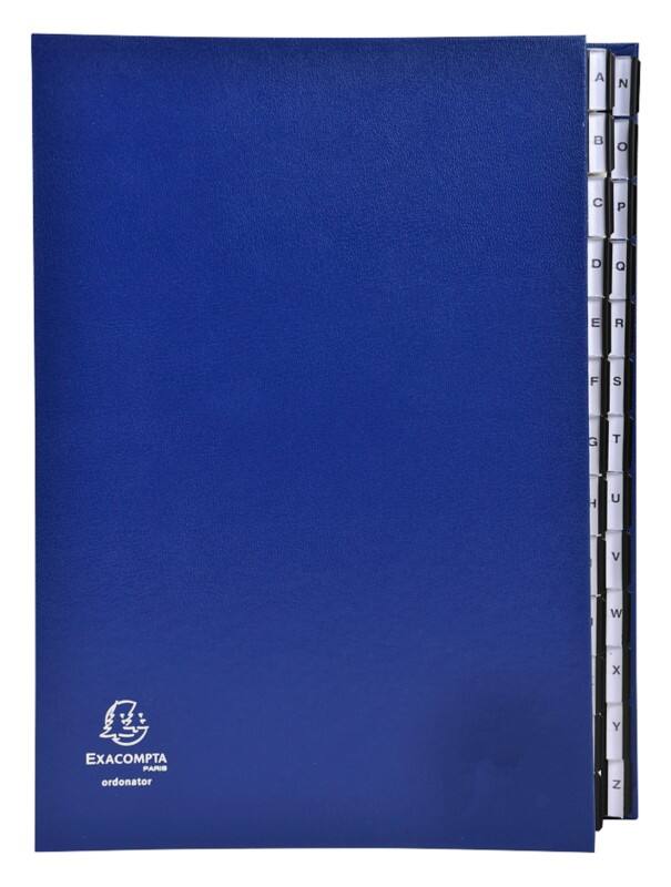 Exacompta Ordnungsmappe 621229E Karton Blau 26,5 (B) x 3,5 (T) x 34 (H) cm