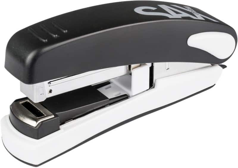 SAX Flachheftgerät 539 Vollstreifen 24/6 Schwarz 30 Blatt Metall