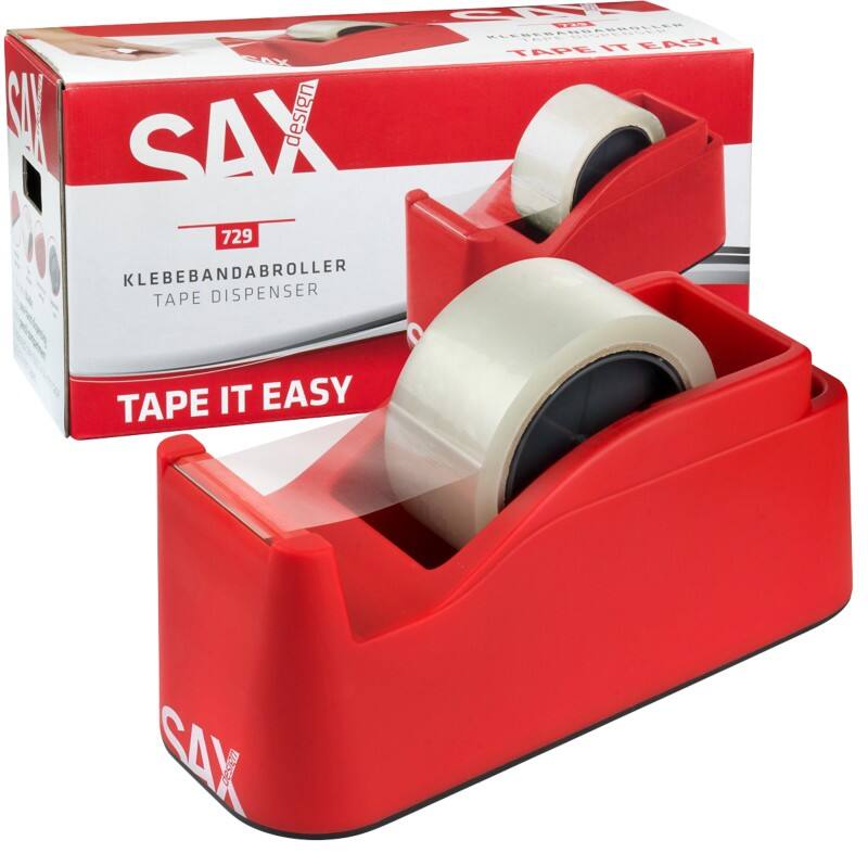 SAX Klebebandabroller Rot 230 (B) mm