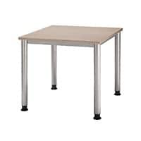 Hammerbacher Matrix Schreibtisch Nussbaum-Nachbildung 80 x 80 x 76 cm