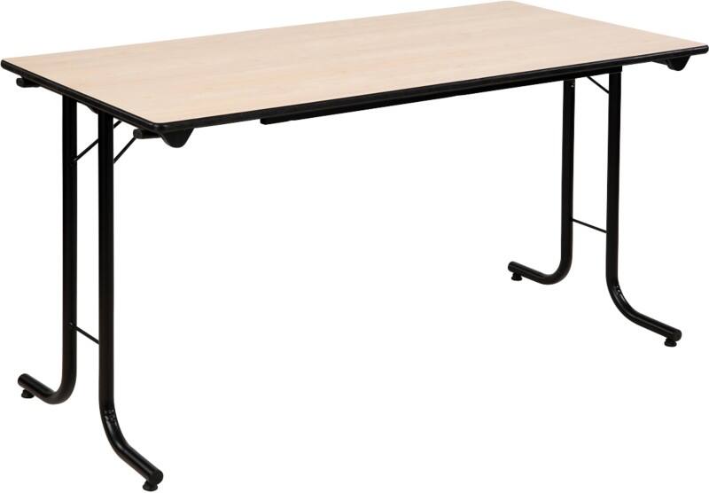 Sodematub Klapptisch Ahorn Stahl 140 x 70 x 74 mm