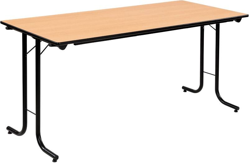 Sodematub Klapptisch Buche Stahl 160 x 70 x 74 mm