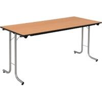 Sodematub Klapptisch Buche Stahl 160 x 70 x 74 mm