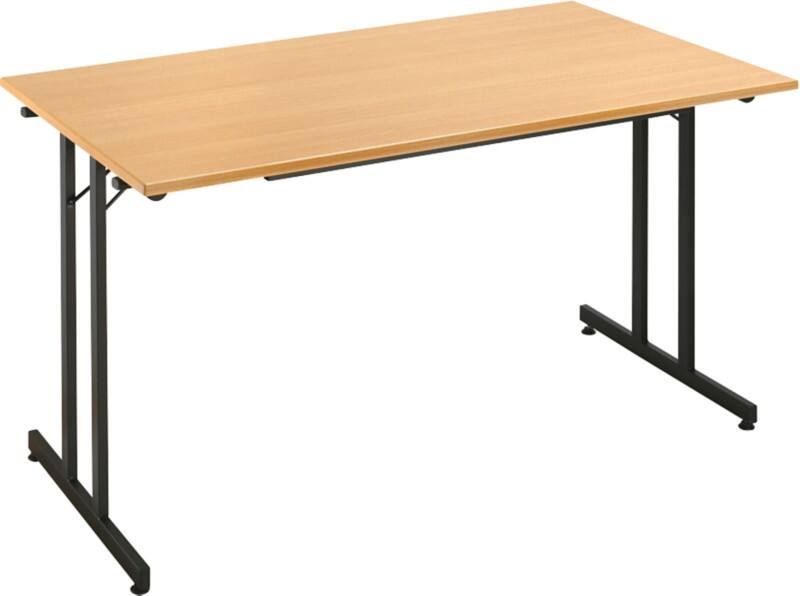 Sodematub Klapptisch Buche Stahl 140 x 80 x 74 mm