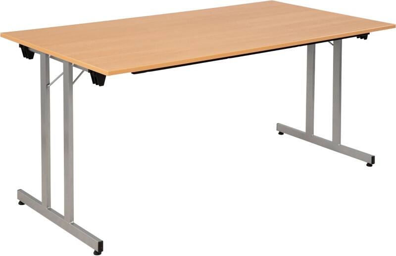 Sodematub Klapptisch Buche Stahl 160 x 80 x 74 mm