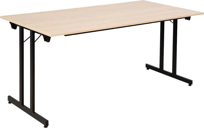 Sodematub Klapptisch Ahorn Stahl 160 x 80 x 74 mm