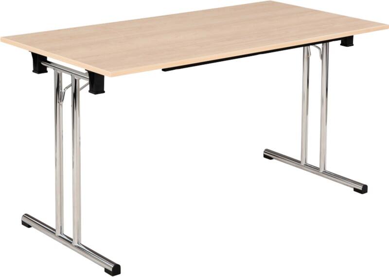 Sodematub Klapptisch Ahorn Stahl 140 x 70 x 74 mm