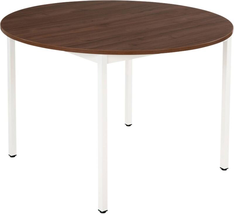 Sodematub Rundtisch Walnuss Stahl 1.100 x 600 x 740 mm