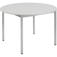 Sodematub Rundtisch Grau Stahl 1.100 x 600 x 740 mm